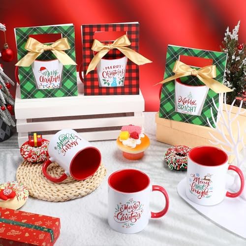 LemonRoad 12 Sets Christmas Coffee Mugs with Mug Boxes 12 oz - Image 5