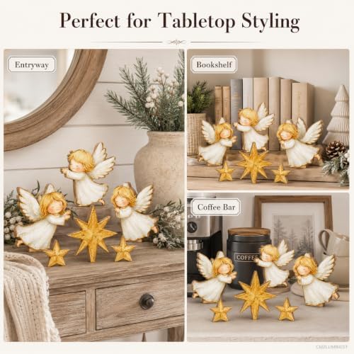 Christmas Decorations Indoor, Christmas Angel Star Nativity Home Decor - Image 5