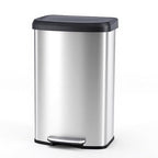 21 Gallon Kitchen Trash Can, Stainless Steel Garbage Can by Unknown