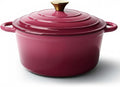 6 Quart Dutch Oven Pot with Lid, Non Stick Enameled Cast Iron Dutch Oven by Fijinhom