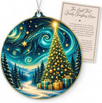 Christmas Ornament 2026, Northern Lights Ornament, Starry Night Beautiful Christmas Ornaments, Starry Night Gifts, Xmas Tree Decorations, Gift for Coworker, Friends, Family, Secret Santa Gift by Rusaten