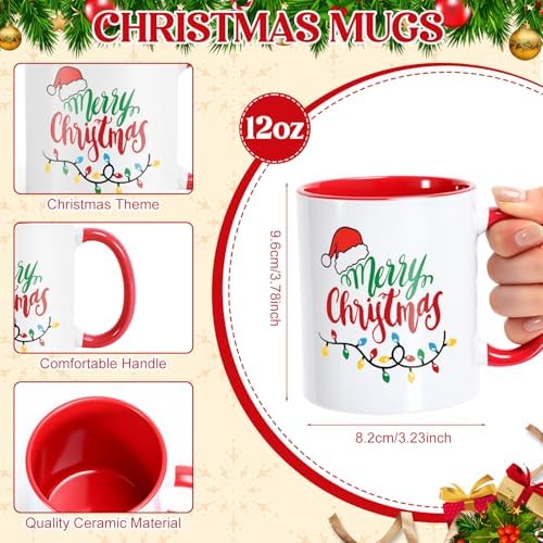 LemonRoad 12 Sets Christmas Coffee Mugs with Mug Boxes 12 oz - Image 3