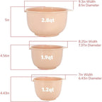 Glad Mixing Bowls with Pour Spout| Nesting Design Saves Space | Non-Slip - Image 3