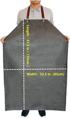 TonLing Thick Rubber Apron, 47.2 x 33.5 Inch Waterproof, Long Chemical Resistant - Image 5