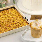 Sentovac Gold Star Sprinkles Edible Sugar for Cake Decorating Mix Sizes Gold Star Sprinkles Cake Topper Cupcake Cookie Baking Decorations Halloween Christmas Wedding Supplies 4.23oz - Image 6
