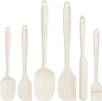 NileHome Silicone Spatula Set, 6 Pieces Food Grade Kitchen Utensils by NileHome