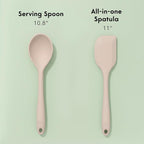 Non-Toxic Platinum Silicone Kitchen Utensil Set of 2 – Non-Scratch Cooking - Image 7