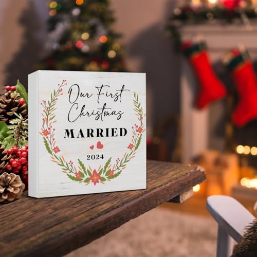 Our First Christmas Married Decor, Wedding Gifts for Couples - Image 5