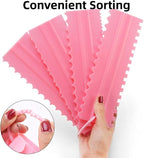 11 Pcs Cake Scraper Set Cake Edge Scraper Cutters - Image 4