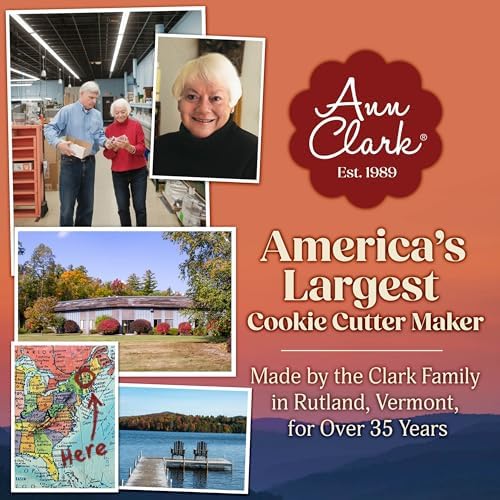 Ann Clark Christmas and Holiday Cookie Cutters Set of 5, Made in USA - Image 6