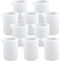 10 PCS 100ml Silicone Measuring Cups by Moukiween