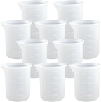 10 PCS 100ml Silicone Measuring Cups by Moukiween