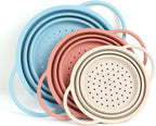 Silicone Colander Set – Collapsible Platinum Silicone Strainer by SelectShen%E2%84%A2EcoPremiumLiving
