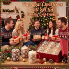 12 Pcs Christmas Glass Mugs with Handle Winter Xmas Coffee Mugs, Snowflakes - Image 4