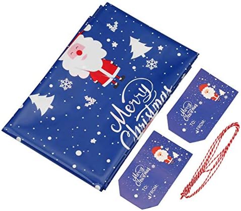 CCINEE Giant Christmas Gift Bags, Christmas Santa Claus Sacks for Oversized Gift Bag Jumbo Gift Bag(36"x44") with Tag Card and Tie String - Image 2