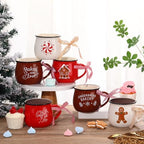 Sawysine 6 Set Christmas Coffee Mugs, Holiday Gift, Chic Style - Image 5