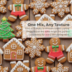 Chefmaster White Royal Icing Mix, Decorating Cookies, Making Cake Decorations, Extra Smooth & Versatile, Just Add Water, Non-GMO, Made in USA, 16 oz - Image 4