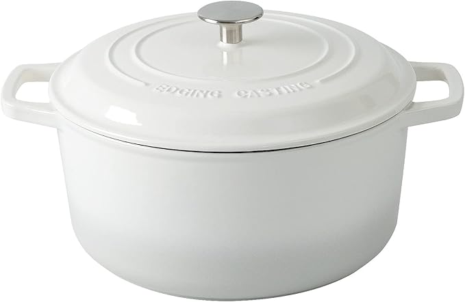 EDGING CASTING Enameled Cast Iron Dutch Oven Pot by EDGINGCOOKWARE