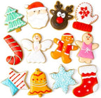 Christmas Cookie Cutters Set, 12 Pieces Stainless Steel Metal Christmas Cookie Cutters Shapes - Gingerbread Men,Christmas Tree,Snowflake, Candy Cane, Santa Face, Star and More - Image 3