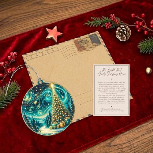 Christmas Ornament 2026, Northern Lights Ornament, Starry Night Beautiful Christmas Ornaments, Starry Night Gifts, Xmas Tree Decorations, Gift for Coworker, Friends, Family, Secret Santa Gift - Image 6