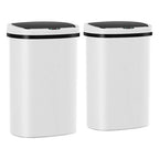 13 Gallon Trash Can, 50Liter Plastic High-Capacity Automatic Kitchen Trash Can by Home