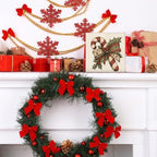 Vintage Christmas Decorations, Candy Cane Wooden Sign Home Decor - Image 6