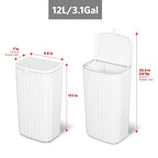 Glad Roomate Under Counter Waste Bin | Space Saving Small Trash Can - Image 2
