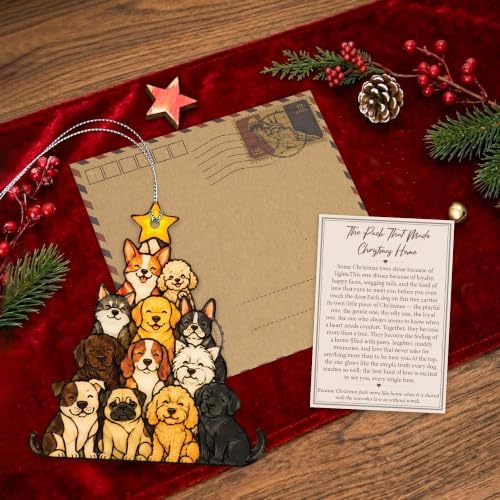 Funny Christmas Ornaments, Stocking Stuffers for Girls, Dog Ornaments for Christmas Tree - Image 6