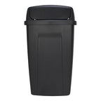 13-Gallon Black Plastic Kitchen Trash Can - Image 6