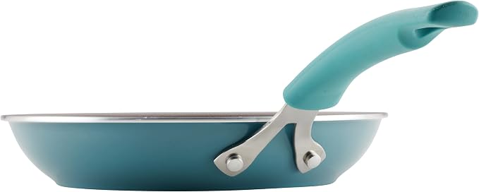 Rachael Ray Cook + Create Nonstick Frying Pan/Skillet, 10 Inch, Agave Blue - Image 9