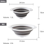 Collapsible Colander and Strainer, Silicone Strainer Colanders & Food Strainers - Image 6