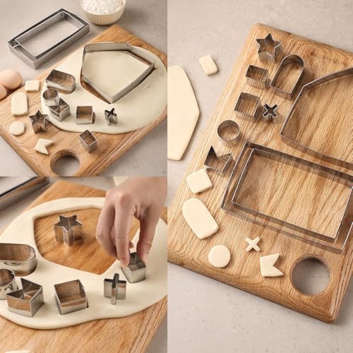 Gingerbread House Cookie Cutters Shapes Large, Set of 10 - Image 3