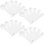 Frienda 20 Pieces White Plastic Measuring Cup Spoons by Frienda
