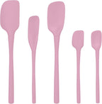 Tovolo Flex Core 5 Piece Silicone Spatula Set Heat Resistant All Silicone by Tovolo