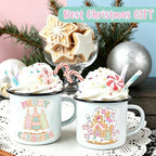 2 PCS Pastel Christmas Tiered Tray Mug Decor Set with Faux Whipped - Image 6