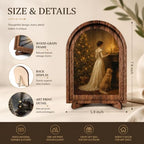 Victorian Christmas Arched Decor, Golden Retriever Sign - Image 2