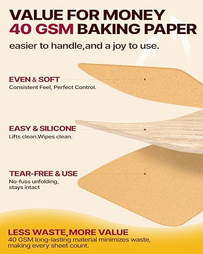 Katbite Tulip Cupcake Liners 200PCS, Standard Size Muffin Baking Cups Brown - Image 5