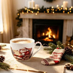 Christmas Santa Mug – 20oz Bone China Hug Mug with The Night Before Christmas Inside, Ideal Gift For Women & Men. Designed In England By Harvest Green Studio - Image 6