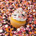 Manvscakes Sprinkles - Themed Sprinkles for Cake Decorating, Sprinkle Mix for Cookies, Ice Cream, Fondant Cake, Caramel Apples, Cupcakes & Other Desserts, Assorted Halloween Sprinkles, 4 oz by Manvscakes