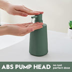 Small Soap Dispenser for Bathroom and Kitchen, Modern Farmhouse Striped Style - Image 3