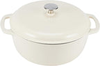 Amazon Basics Enameled Cast Iron Dutch Oven Pot by AmazonBasics