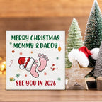 Christmas Decor, Merry Christmas Mommy and Daddy See You in 2026 - Image 4