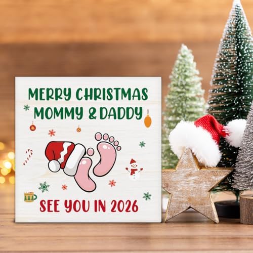 Christmas Decor, Merry Christmas Mommy and Daddy See You in 2026 - Image 4