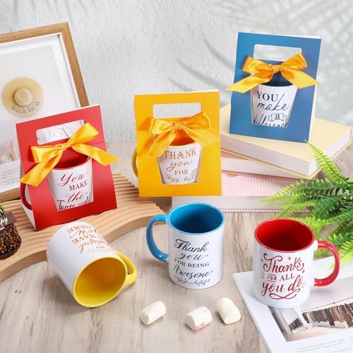LemonRoad 12 Set Employee Appreciation Gift 12 oz Thank You Mug and Mug Box - Image 5