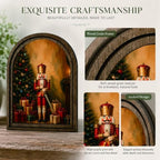 Christmas Nutcracker Arched Table Sign, Vintage Farmhouse Holiday Decor - Image 4