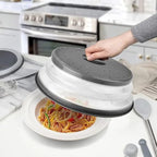 Dependable Industries' 2-in-1 Collapsible Microwave Splatter Guard Cover & - Image 3