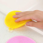 Silicone Dish Scrubber, Food Grade BPA Free Reusable Rubber Sponges Dishwasher - Image 6