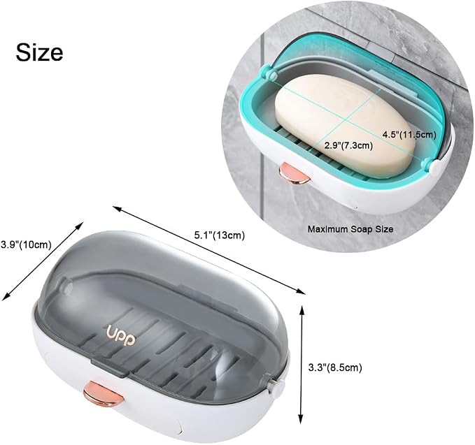 2 Pack Shower Soap Dish Holder - Image 6