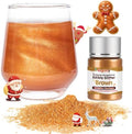 Edible Brown Glitter for Drinks,Christmas Shimmer Powder for Cake Baking by Sugarzy