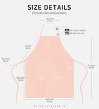 Syntus Apron for Men Women, Adjustable Cooking Kitchen Chef Aprons - Image 2